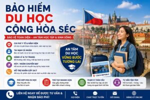 Bảo Hiểm Du Học Cộng Hòa Séc, lá chắn an toàn và tin cậy cho hành trình du học, đồng thời cũng là thủ tục bắt buộc khi xin Visa đi Séc