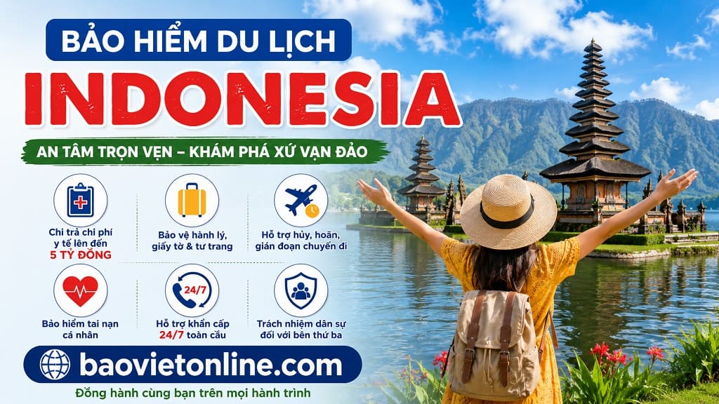 Bảo hiểm du lịch Indonesia – Cẩm nang bảo vệ chuyến đi Bali, Jakarta an toàn và tiết kiệm chi phí