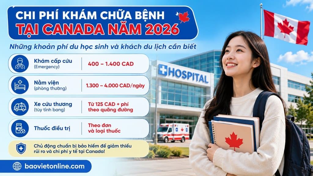 chi phi dieu tri y te tai Canada