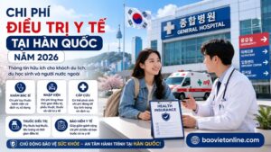 chi phi dieu tri y te tai Han Quoc