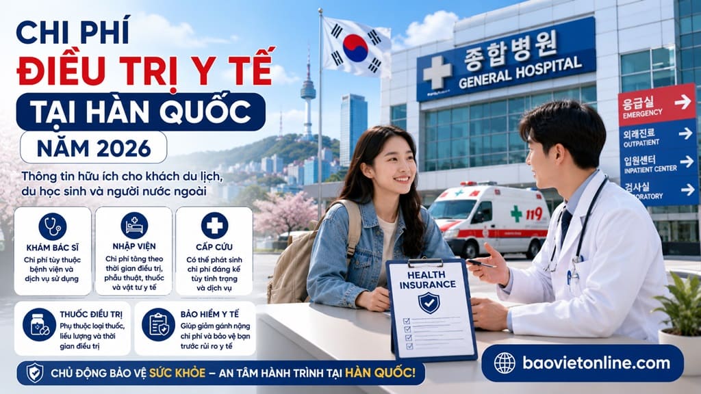 chi phi dieu tri y te tai Han Quoc